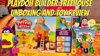 PLAY DOH  BUILDER TREEHOUSE UNBOXING AND TOY REVIEW - CT FAMILY