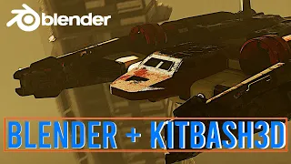 Blender Sci-fi 3D animation - Spaceship Landing