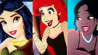 Принцессы Диснея в Современном мире . Переделка принцесс .DISNEY PRINSESSES GLOW UP TIK TOK ART .