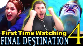 ASS SUCKING POOL?! First Time Watching *Final Destination 4* (The Final Destination) Movie Reaction