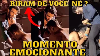 Gusttavo Lima se EMOCIONA com fã que TATUOU seu rosto e dá LIÇÃO de vida “Confie em si mesmo”