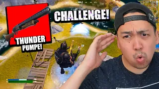 THUNDER PUMP CHALLENGE I FORTNITE! - Syke og morsomme challenges!