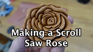 Making a Scroll Saw Rose