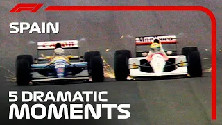 Top 5 Dramatic Moments | Spanish Grand Prix