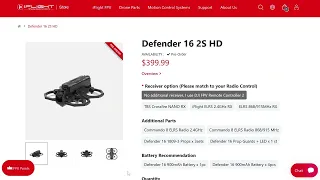 iFlight Defender 16 and 20 on Pre-Order with Bonus Battery