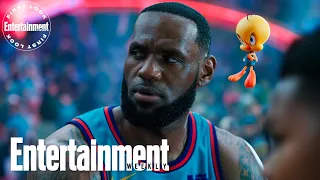 LeBron James Reacts to 'Space Jam: A New Legacy' First Look! | Entertainment Weekly