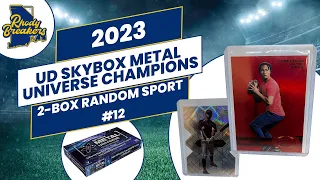 2023 UD Skybox Metal Univ  Champ 2-Box RS #12