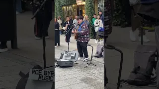 His voice!🔥 #Dublin #street #music #talent #ireland