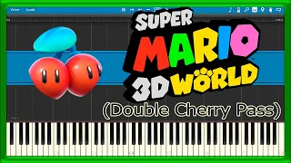 DOUBLE CHERRY PASS 🍒 Super Mario 3D World 🍄 [Synthesia Theme] (PIANO TUTORIAL) 🎹 #31