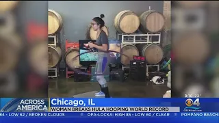 Chicago Woman Crushing World Record By Hula Hooping For 100 Hours