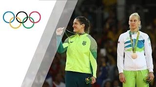 Mayra Aguiar v Yalennis Castillo - Women's Judo -78kg Bronze Medal Contest | Rio 2016 Replay