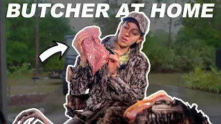 How to Butcher a Wild Turkey * QUICK & EASY *