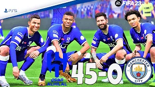 FIFA 23 - Ronaldo Messi Mbappe Neymar -Al Hilal vs Man City | PS5™ [4K60]