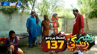 Zahar Zindagi - Ep 137 Promo | Sindh TV Soap Serial | SindhTVHD Drama