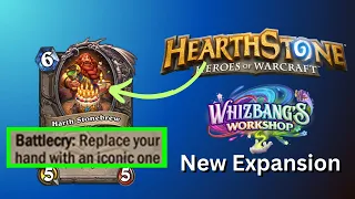 Harth Stonebrew has arrived | Some of his Iconic Hands | Whizbang's Workshop #hearthstone #10yrs