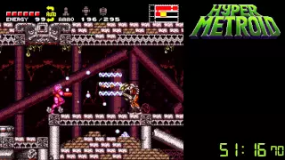 Hyper Metroid 100% Speedrun - 1:42:28