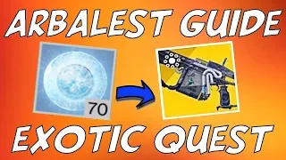 Destiny 2 - HOW TO GET ARBALEST LINEAR FUSION RIFLE - The Revelry 2019