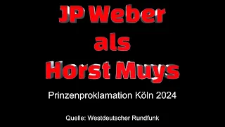 JP Weber vs  Horst Muys - Pripro 2024 - Gürzenich Köln