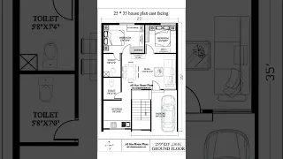 25x35 house plan | 25x35 house plan with car parking