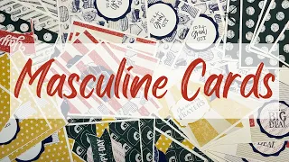 How I made 48 Masculine Cards in one night