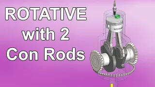 New Semi Rotary Engine with 2 Connecting Rods 🤯 Avadi MA-250