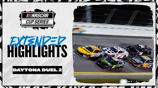 Teammates ditch and the big one strikes late in Duel 2 at Daytona | Extended Highlights