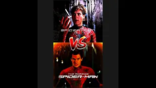 Tobey Maguire vs Andrew Garfield from mcu #mcu #marvel #vs #spiderman #tasm #nocopyrightmusic