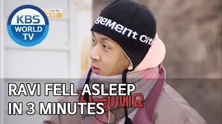 Ravi fell asleep in 3 minutes [2 Days & 1 Night Season 4/ENG/2020.02.16]