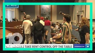 St. Pete tenants outraged after city leaders take rent control off the table