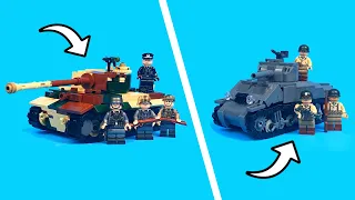 I RECREATED THE FAMOUS WORLD WAR 2 TANKS IN LEGO!