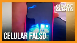 Patrulha do Consumidor: Cliente paga caro por celular e descobre que não é totalmente original