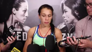 Joanna Jedrzejczyk full interview from TUF 23 Finale open workout