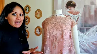 DIY Como fazer Vestido Festa Madrinha de Casamento_Costura fácil passo a passo Gisleide Novelo