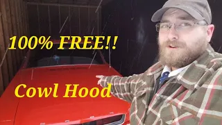 FREE COWL HOOD! the Old School way!