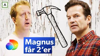 Jon Almaas gir Magnus Devold 2'er i sløyd | Praktisk info | discovery+ Norge