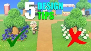 5 MORE Design Tips For YOUR Island | Animal Crossing New Horizons