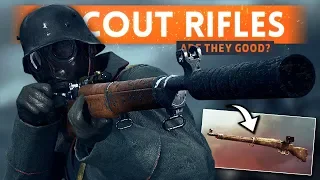 4 NEW SCOUT WEAPONS: Are They Good? - Battlefield 1 Weapon Crate DLC Update (New *FREE* Weapons)