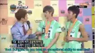 [ENG] Idol Sports Olympics Jongup [B.A.P] & Sungjae [BTOB] Bronze Medal 130928