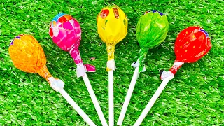 Satisfying Video | Lollipops and Sweets ASMR Opening - Yummy Rainbow Candy Lollipops #1