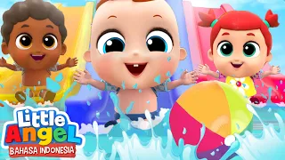 Lima Bayi Kecil Main Air | Lagu Anak Anak | Little Angel Bahasa Indonesia