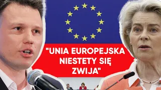 "Stagnacja gospodarcza, bieda". Konfederacja uderza w Unię. Mentzen: UE niestety się zwija