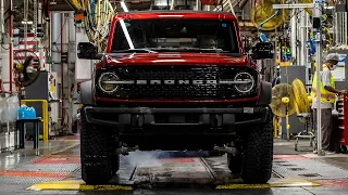 The new 2021 Ford Bronco Production and Off-road testing