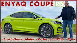 2022 Skoda Enyaq Coupé RS iV - Der elektrische RS im Test | Probefahrt Reichweite Preis Daten Review