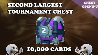 [Chest Opening] Clash Royale | 10,000 Cards | Second Largest Chest From 250,000 Gem Tournament