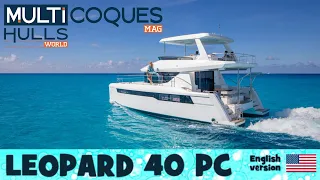 LEOPARD 40 PC Powercat Catamaran - Boat Review Teaser - Multihulls World