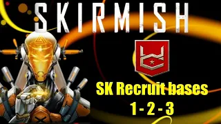 War Commander Skirmish Event SK Recruit Bases 1-2-3 Easy Way.
