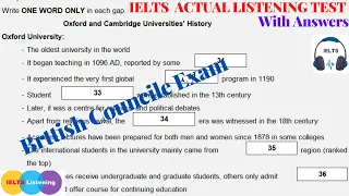 IELTS Listening Actual Test 2023 with Answers | 12.12.2023