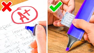 30 CLEVER SCHOOL HACKS THAT WILL MAKE YOU THE SMARTEST STUDENT IN CLASS