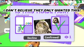 YAYYY 🎉 I FINALLY GOT AN OWL FOR THIS OFFER ONLY 😱😍 NEVER GIVE UP! 😲 Adopt Me - Roblox