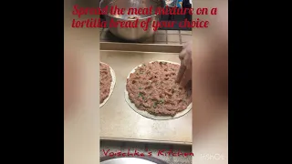 Fast & Easy Meal/ minced meat tortilla in oven